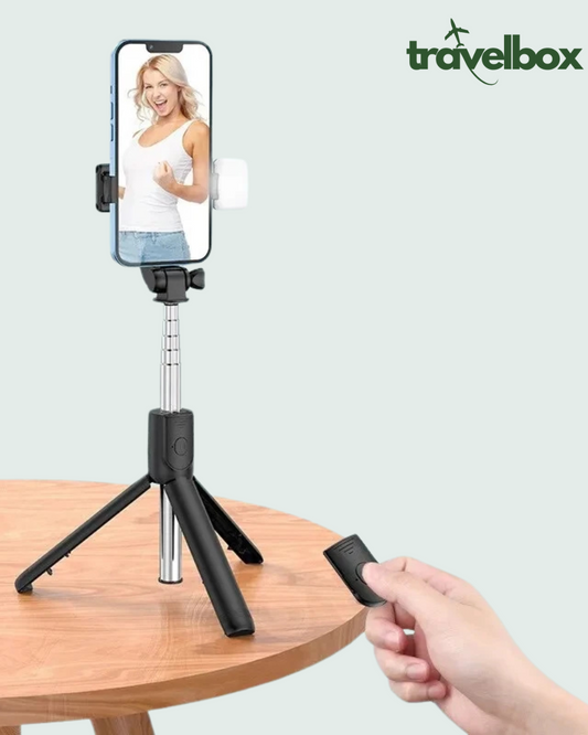 Palo de Selfie Extensible con Control Remoto