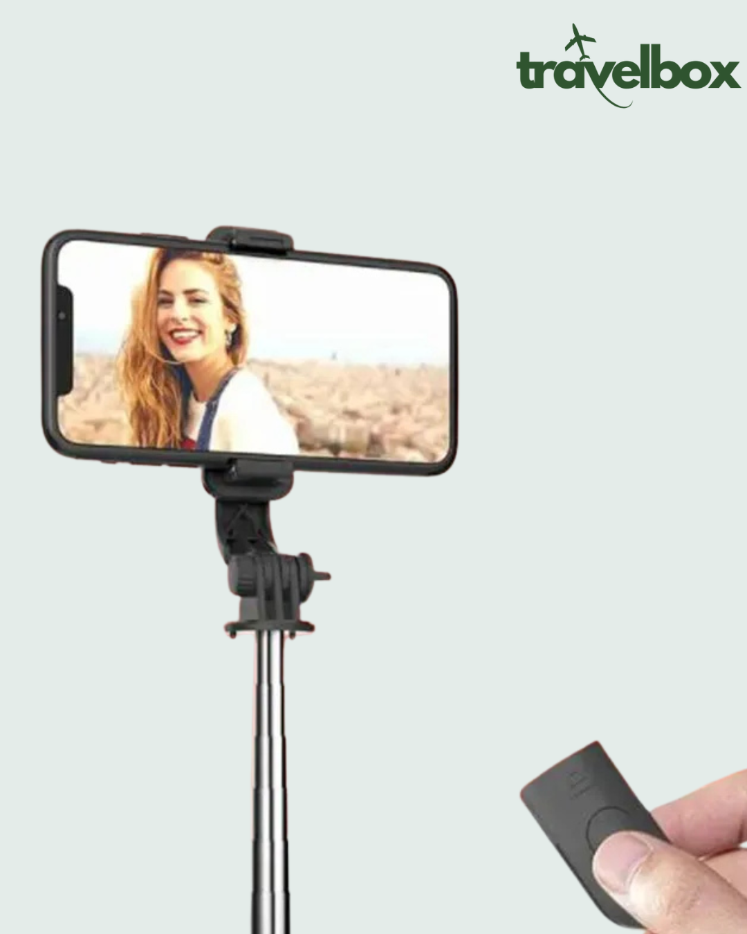 Palo de Selfie Extensible con Control Remoto