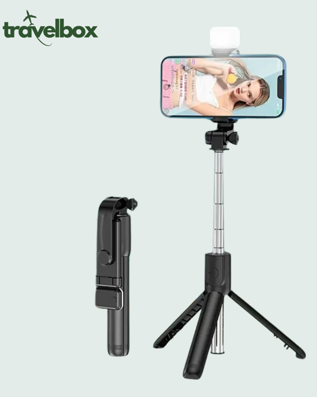 Palo de Selfie Extensible con Control Remoto